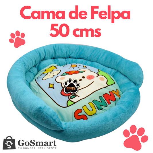 Cama Felpa Para Mascotas