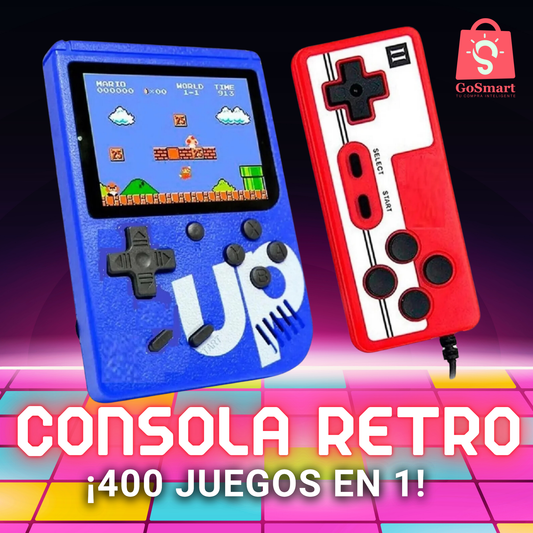 Consola Sup portátil + Tv 400 juegos Retro