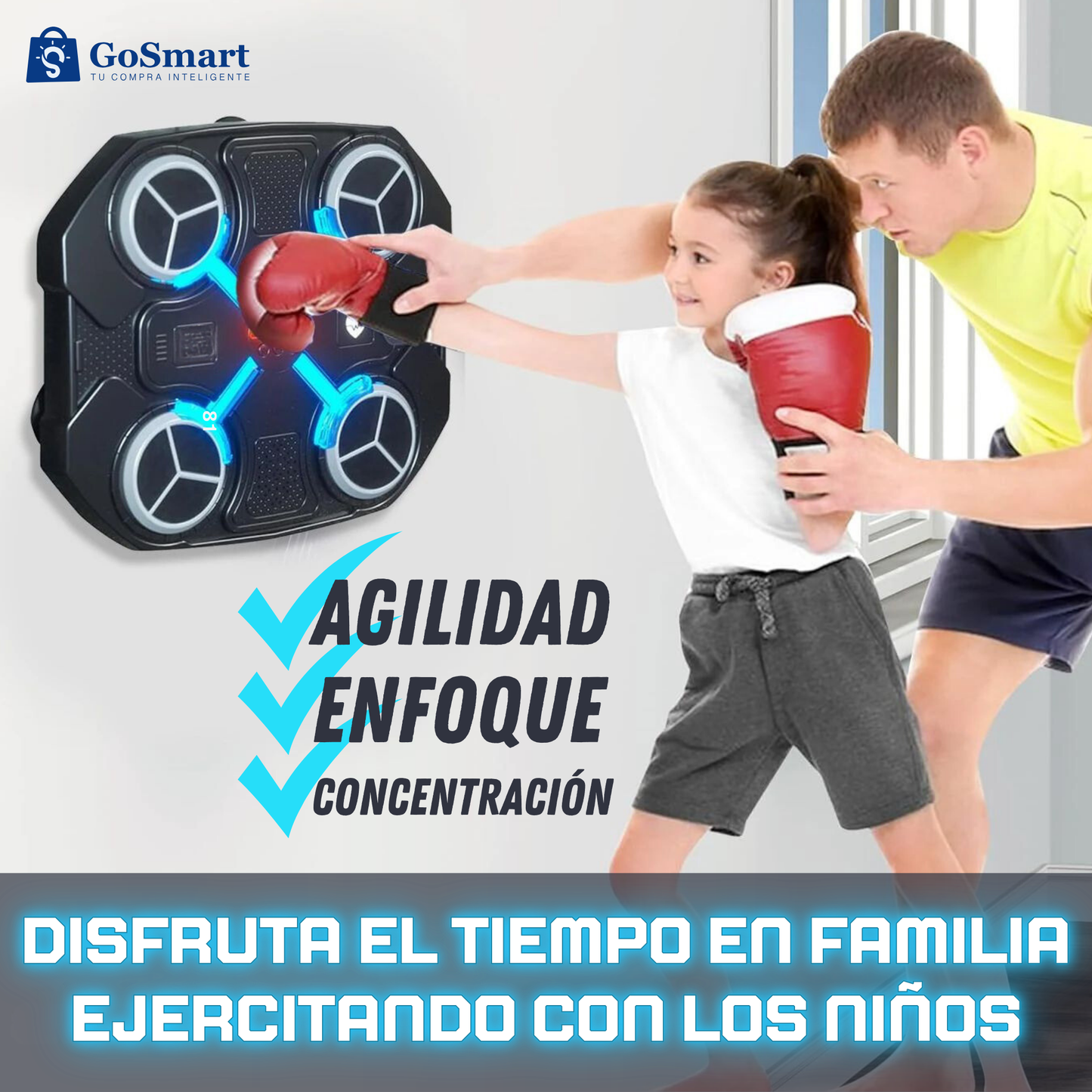 Tablero Máquina De Boxeo Para Niños