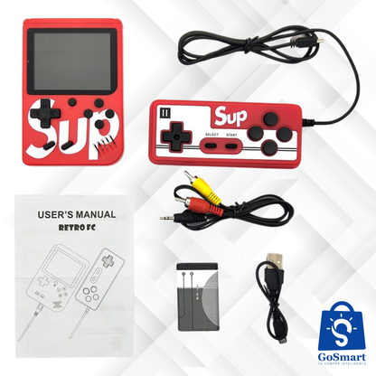 Consola Sup portátil + Tv 400 juegos Retro